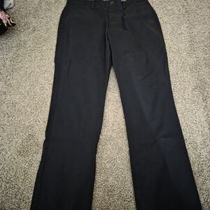 Old Navy Black Flex Straight-Leg Trousers